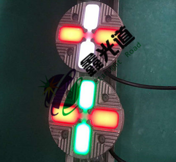 智慧斑马线LED发光道钉 人行道专用智慧道钉
