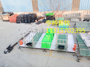 热镀锌管加重双体母猪产床出厂价格是多少
