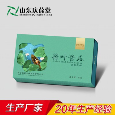 荷叶苦瓜固体饮料来样加工山东庆葆堂生物