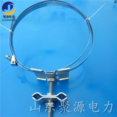 镂空型钢带ADSS引下线夹 光缆固定金具 小档距适用