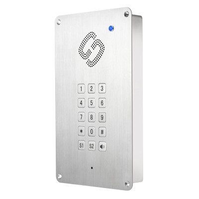 抗噪声音大小可调的洁净电话支持键盘拨号和一键通