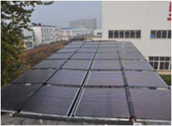 合力冷轧太阳能热水工程