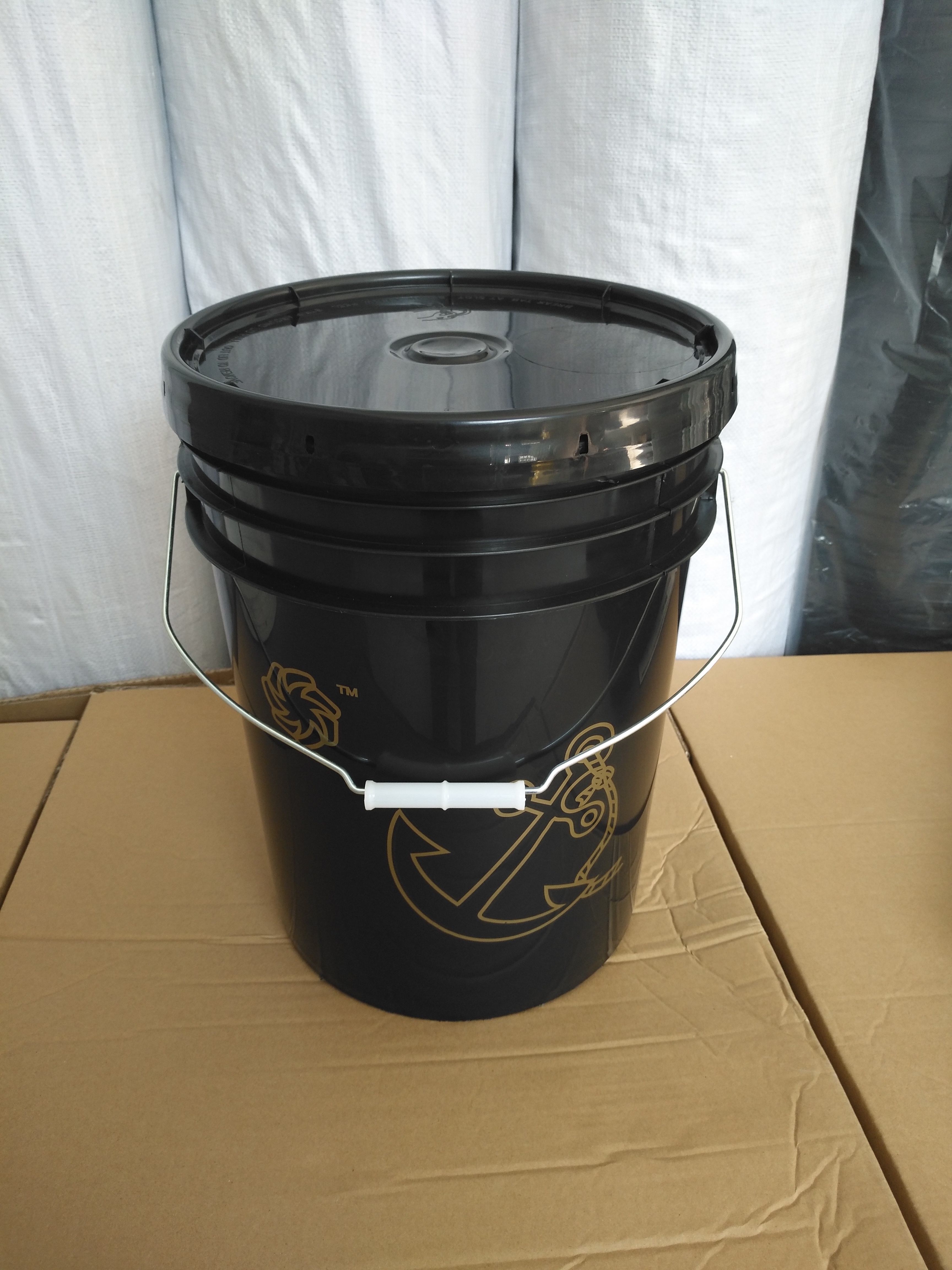 20升黑色避光油墨塑料包装桶