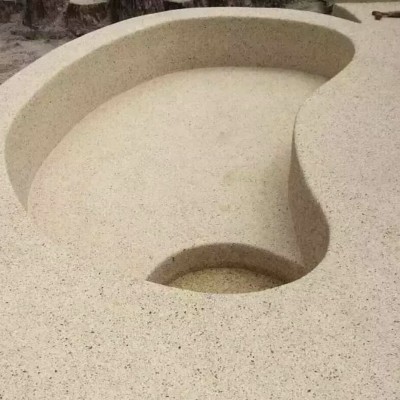 彩色水洗石露骨料地面亨龙供应