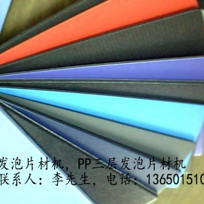 发泡片材机，PP发泡片材机，PP三层发泡片材机