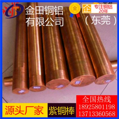 新乡t6紫铜棒/t5精密冷拉紫铜棒，t5耐冲击紫铜棒