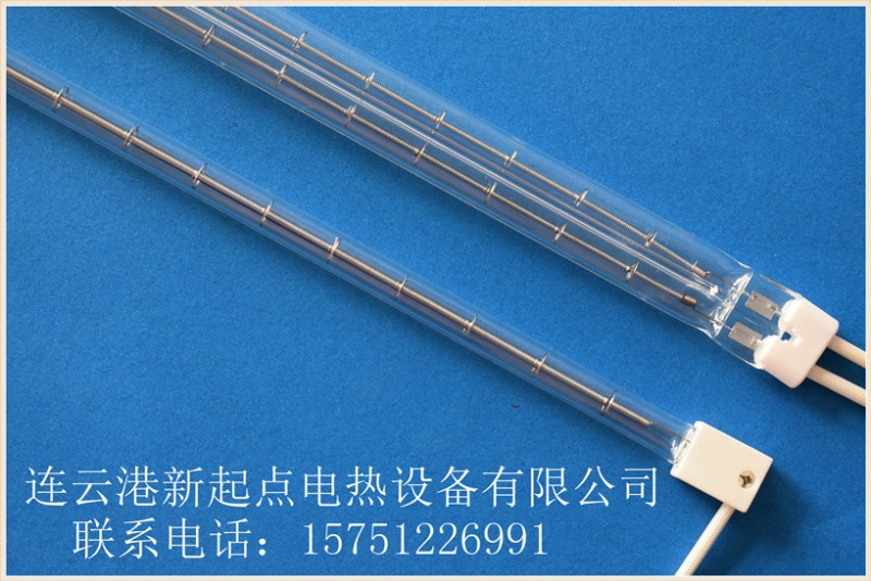 双孔卤素石英加热灯管新起点由此产生红外线辐射加热