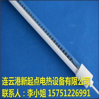 供应 半镀白碳纤维红外线石英加热灯管