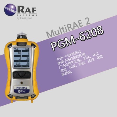 华瑞PGM-6208便携式六合一扩散式泵吸式气体检测仪器