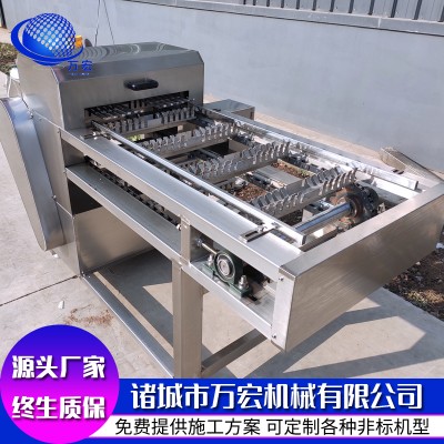 速冻玉米切段机 快餐玉米分切机 连续式萝卜切割流水线