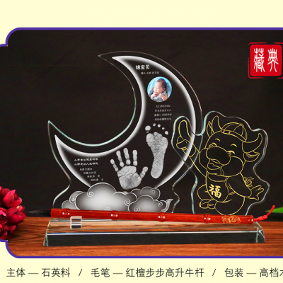 广州越秀区黄花岗婴儿理胎发胎毛笔胎毛章上门现场做