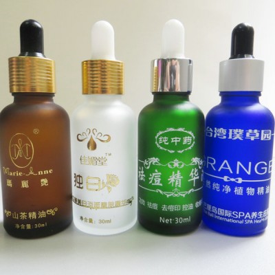精油瓶高温丝印厂，精油瓶丝印烫金厂，精油瓶生产加工厂家