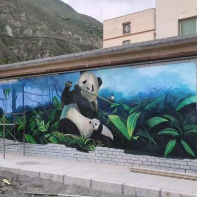成都墙体彩绘价钱 成都墙面彩绘 成都涂鸦墙绘