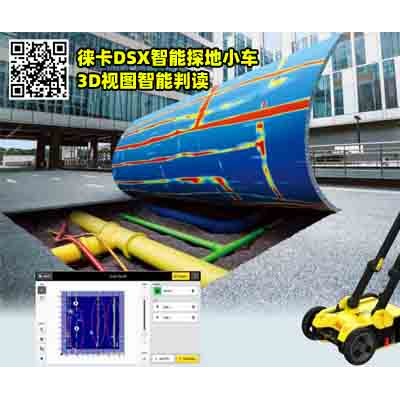 蝶山区徕卡DSX智能探地小车3D视图智能判读
