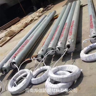 浅埋式高硅铸铁阳极ICCP保护管道阳极地床预包装深井阳极