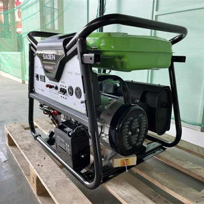 萨登5kw电启动汽油发电机工地用