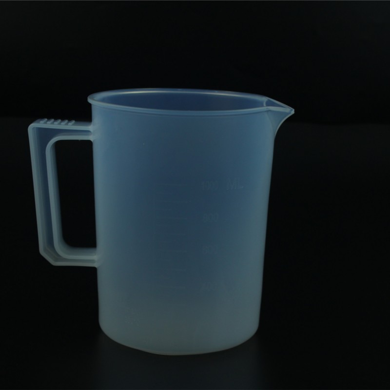PFA烧杯特氟龙聚四氟乙烯烧杯带把手1000ml