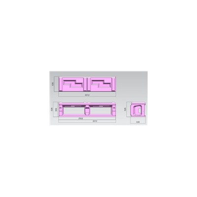 鱼穴式水利砌块模具现货-鱼穴式生态护坡模具大全