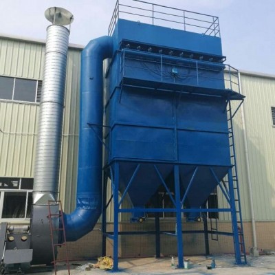 河北保定单机脉冲式布袋除尘器 家具厂工业木工除尘器