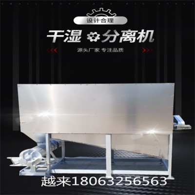 微滤式固液分离机 滚筒式干湿分离机 养殖场猪粪脱水机