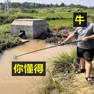 惠州锂电一体竿厂家,大容量27电一体电竿,一杆清打渔