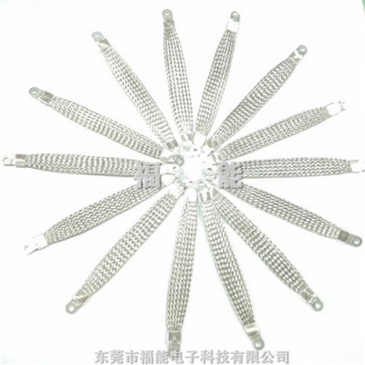 跨接线总成镀锡铜编织线铜导电连接线东莞福能软连接厂