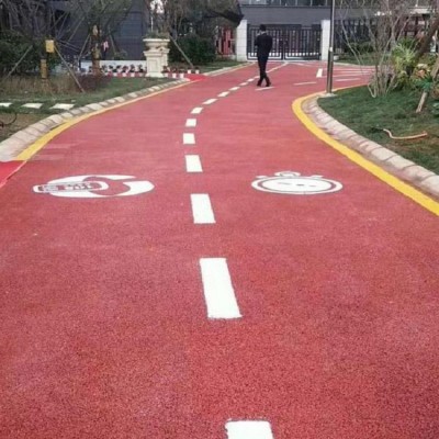彩色透水混凝土材料厂家 透水混凝土增强剂 压印混凝土