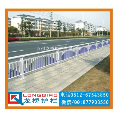 长治广场道路中央隔离分流护栏 长治市政隔离栏杆 龙桥