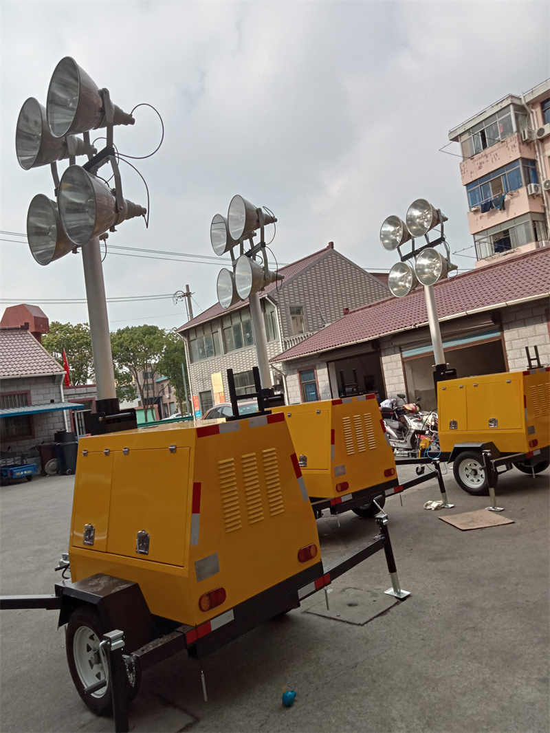 SLW6130自发电升降照明装置10米高杆移动照明灯车