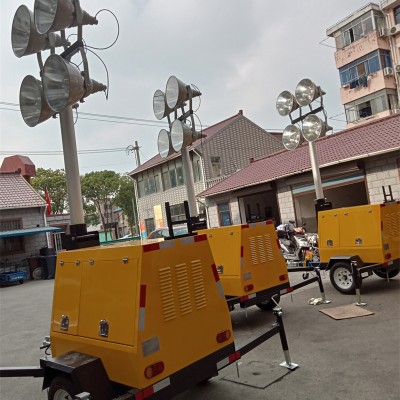 SLW6130自发电升降照明装置10米高杆移动照明灯车