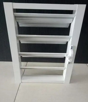 工业车间厂房通风铝合金电动手动百叶窗