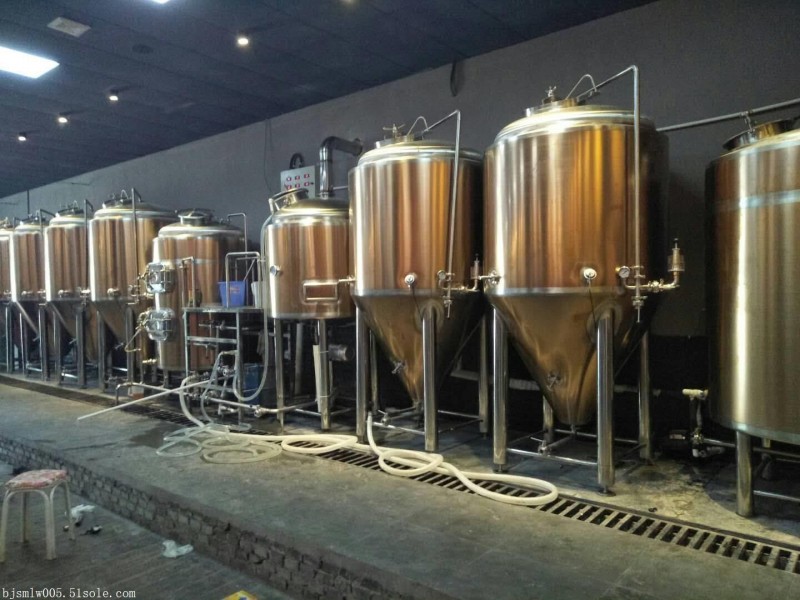 广东酒吧啤酒屋精酿原浆啤酒生产设备1吨啤酒设备