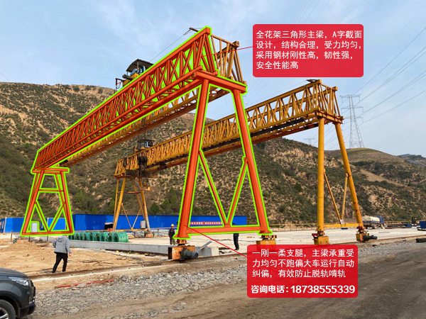 河南信阳龙门吊出租厂家路桥门式起重机安装须知