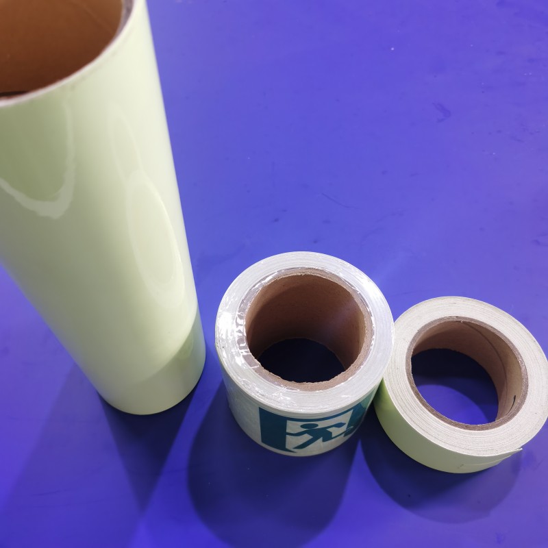 慧海供应PVC自发光夜光膜 荧光膜自发光胶带