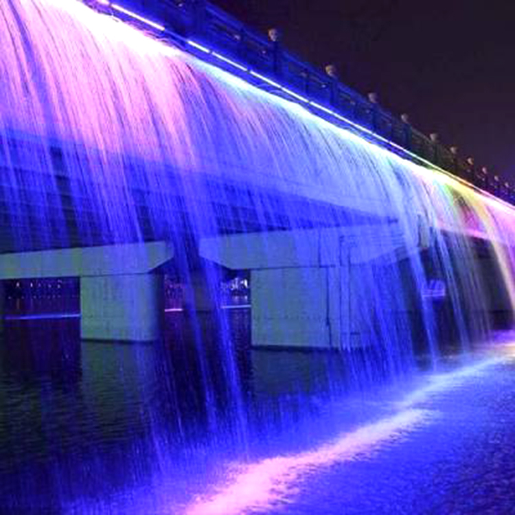 定州市各类水幕水帘承接型号齐全实地货源山东三喜