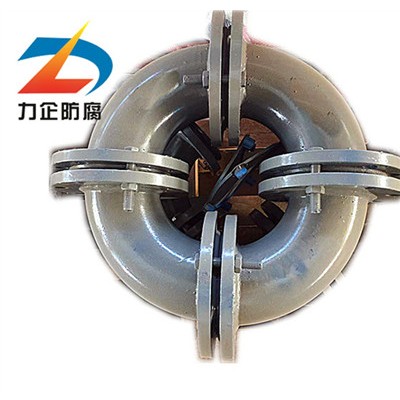 钢衬塑90度弯头 衬塑管件厂家 力企防腐