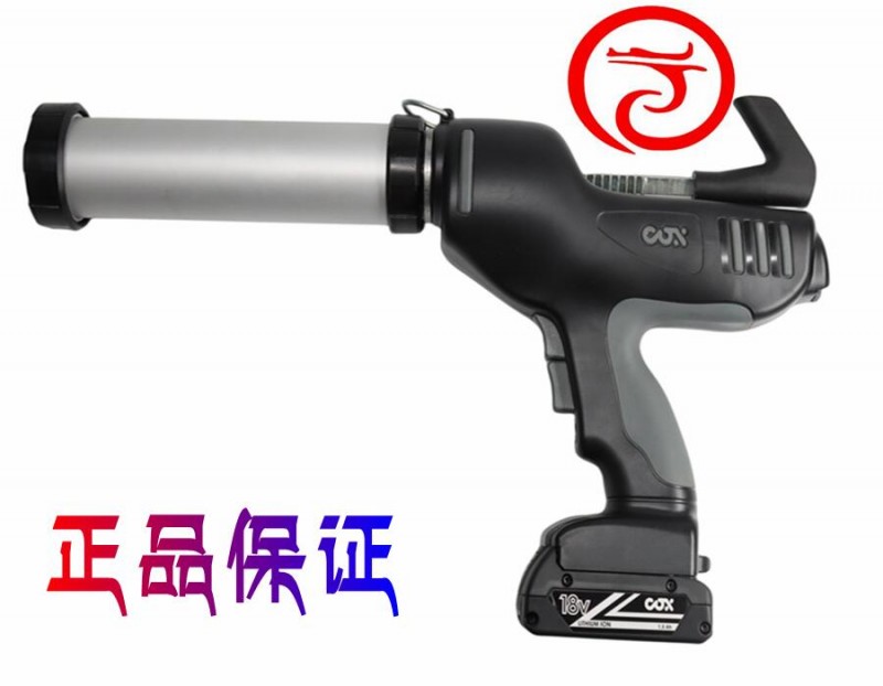 英国COX电动胶枪310ml|18V锂电池胶枪|推胶枪