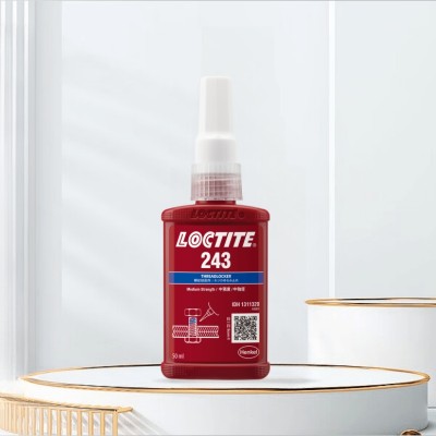 宁波乐泰loctite243螺纹锁固胶 螺丝胶易拆卸厌氧胶