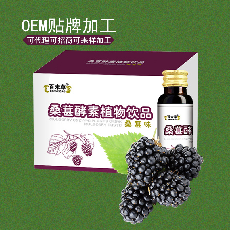 桑葚酵素植物饮品 山东桑葚饮品OEM代加工