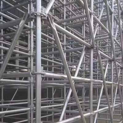 盘扣式脚手架搭建，河北德固模架科技有限公司