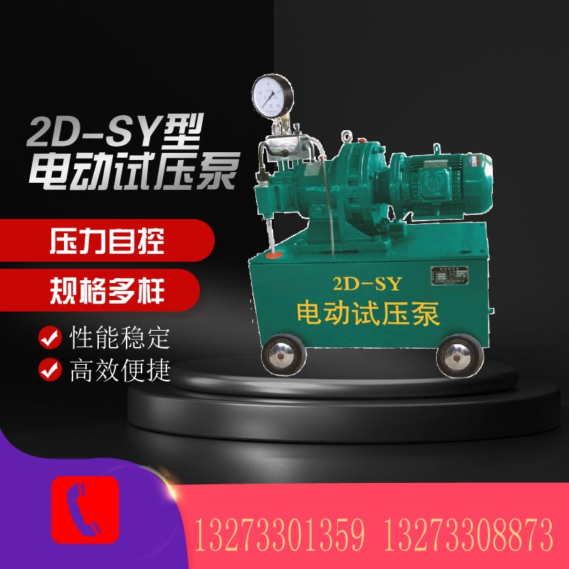 厂家供应电动试压泵 打压本2D-SY型试压泵