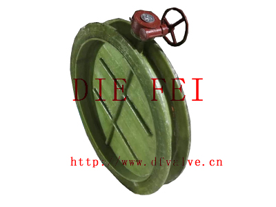 蜗轮玻璃钢蝶阀2