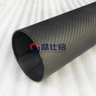 可定制亮光哑光碳纤维管 高强度拉挤工艺碳纤维管