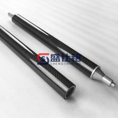 定制碳纤维辊轴 碳纤维导辊 工业碳纤维辊筒加工