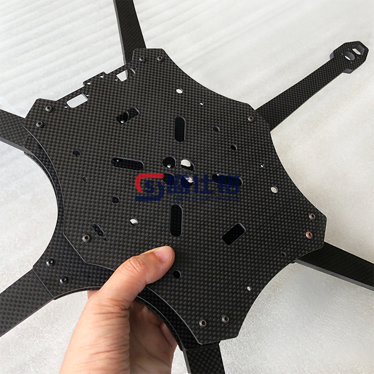 轻量化碳纤维无人机机架 抗冲击 精密 CNC 定制加工